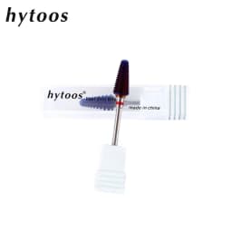 HYTOOS Purple Tornado Bit 3/32 Carbide Nail Drill Bits Milling Cutters For Manicure Remove Gel Electric File Accessories
