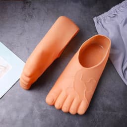 Artificial Foot Shoes Quirky Ideas Men's and Women's Toe Big Foot Spoof Red Five Finger Feet Fashion