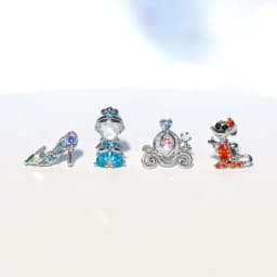 4Pcs Exquisite Cartoon Heart Earrings For Women Bling Zircon Stud Earring Girl Wedding Party Sweet Jewelry Piercing Brincos