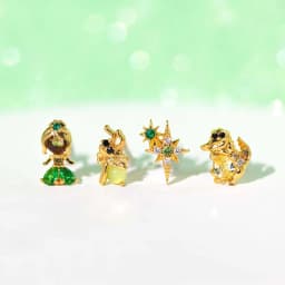 4Pcs Exquisite Cartoon Heart Earrings For Women Bling Zircon Stud Earring Girl Wedding Party Sweet Jewelry Piercing Brincos