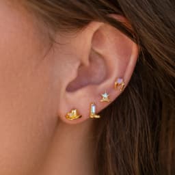 4Pcs Exquisite Cartoon Heart Earrings For Women Bling Zircon Stud Earring Girl Wedding Party Sweet Jewelry Piercing Brincos