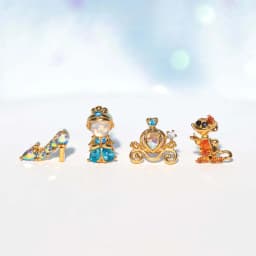 4Pcs Exquisite Cartoon Heart Earrings For Women Bling Zircon Stud Earring Girl Wedding Party Sweet Jewelry Piercing Brincos