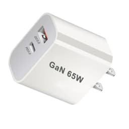 UK/AU/EU/US USB C Charger 65W PD 3.0 GaN Charger Type C Power Adapter With 2-Port Fast Wall Charger Compatible for iPhone 13 USB