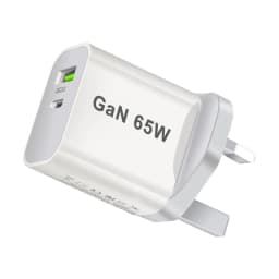 UK/AU/EU/US USB C Charger 65W PD 3.0 GaN Charger Type C Power Adapter With 2-Port Fast Wall Charger Compatible for iPhone 13 USB