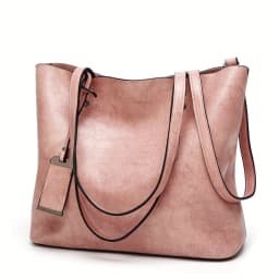 Fashionable Classic Retro Leather Women's Tote Handbag Cross Body Bag Documents Work Bag Computer Partition Bag Travel Bag