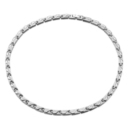 ARADOO Titanium Steel Men's Necklace Collar Simple Design Stainless Steel Magnetic Necklaces