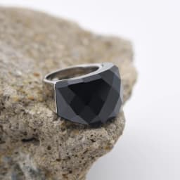 Men's/Women High Quality Luxury Stainless Steel Multi-Gemstone Style Ring Classic Trend Jewelry