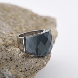 Men's/Women High Quality Luxury Stainless Steel Multi-Gemstone Style Ring Classic Trend Jewelry