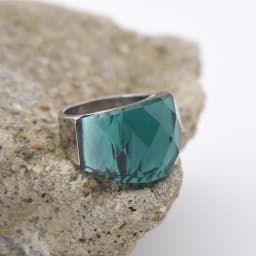 Men's/Women High Quality Luxury Stainless Steel Multi-Gemstone Style Ring Classic Trend Jewelry