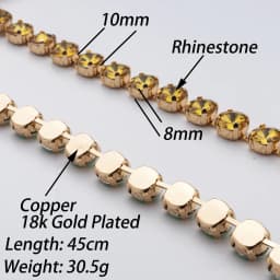 2023 Spring Summer Style Colorful Crystal Beads Necklace For Women Round Crystal Charms Choker Handmade Crystal Jewelry Party