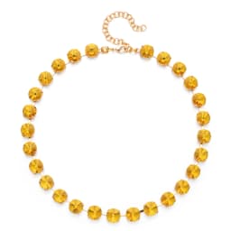2023 Spring Summer Style Colorful Crystal Beads Necklace For Women Round Crystal Charms Choker Handmade Crystal Jewelry Party