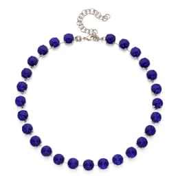 2023 Spring Summer Style Colorful Crystal Beads Necklace For Women Round Crystal Charms Choker Handmade Crystal Jewelry Party