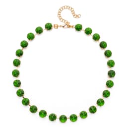 2023 Spring Summer Style Colorful Crystal Beads Necklace For Women Round Crystal Charms Choker Handmade Crystal Jewelry Party
