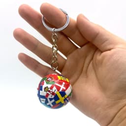 12/24 pcs New World Flag Football Keychain Country Soccer Club Fans Keyring Car Key Chains Souvenir Bag Pendant Accessories Gift