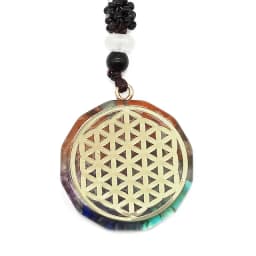 Reiki Healing Orgone Necklace Fashion Jewelry Yoga Natural Chakra Energy Orgonite 7 Chakra Pendant Necklace Pendulum Amulet