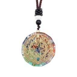 Reiki Healing Orgone Necklace Fashion Jewelry Yoga Natural Chakra Energy Orgonite 7 Chakra Pendant Necklace Pendulum Amulet