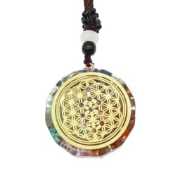 Reiki Healing Orgone Necklace Fashion Jewelry Yoga Natural Chakra Energy Orgonite 7 Chakra Pendant Necklace Pendulum Amulet