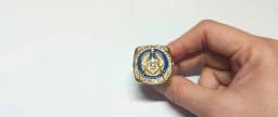 Fashion Rhinestone Masonic Ring Stainless Steel Charm Jewelry Exquisite Mason Freemason Women Men Ring SMR0012