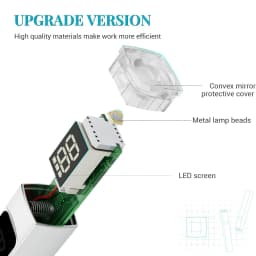 Portable Salon UV LED Nail Lamp Rechargeable Quick Dry Nail Dryer Machine For Manicure Mini Flashlight Pen With Touch Screen