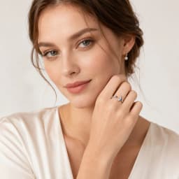 Ring Dolphin Tail Fin With Blue Stones,2022 Europe Style Glam Fine Jewerly For Women Cheerful Gift In Solid 925 Sterling Silver
