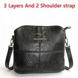 Brand Leather 3 Layers Alligator Crossbody Bag for Women Female Shoulder Messenger Sac Luxury Designer Ladies Handbags