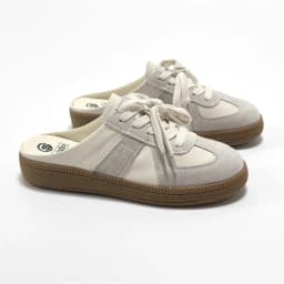 Women Mules Shoes Slip-On Round Toe Loafers Walking Sneakers Lazy Clogs Platform Summer Slip On Creeper Baotou Half Slippers