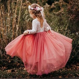 Princess Party Lace Flower Girl Dress Baby Kids Summer Wedding Birthday Dresses Children Clothing 2 4 6 8 10 12 14