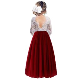 Princess Party Lace Flower Girl Dress Baby Kids Summer Wedding Birthday Dresses Children Clothing 2 4 6 8 10 12 14