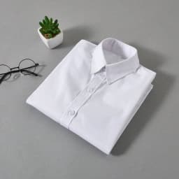 Children Long Sleeve White Shirts School Uniforms