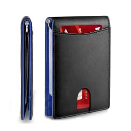 Rfid Carbon Fiber Men Wallets Credit Card Holder Business Money Bag Slim Thin Mini Male Small Short Black Walet Billfold Vallet