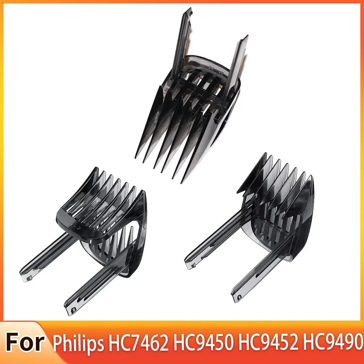 Hair Clipper Barber Fixed Length Device Positioning Comb 1-7mm 7-24mm 24-42mm For Philips HC7462 HC9450 HC9452 HC9490