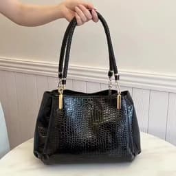 Luxury Ladies Hand Bags Purse Fashion Shoulder Bags Bolsa Sac Crocodile Famous Designer Brand Bags Women Leather Handbags