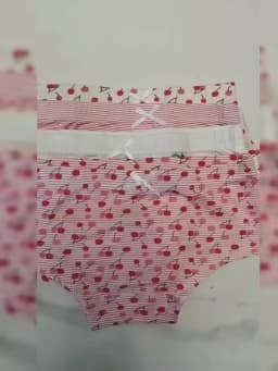 Girls' Briefs Cotton Girls' Underwear Babies in Large Children's Cotton Shorts 4-Pack