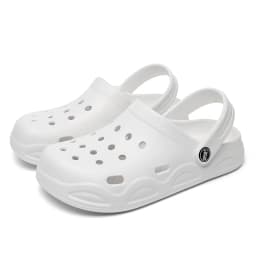 Summer Comfortable Clogs Slippers for Women Lightweight Anti Slip Beach Sandals Woman Fashion White EVA Waterproof Garden Shoes
