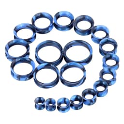 20pcs/Lot 6-25MM Flexible Silicone Ear Plugs and Tunnels Ear Piercings Earlets Stretchers Expander Ear Dilations Body Jewelry