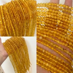 Natrural Genuine Baltic Flower Amber Faceted / Round Beads 4-7mm,Diy Bead Plant Natural Stone Men Women Jewelry Wholesale