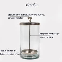 Barber Disinfectant Jar Comb Sterilization Tank Glass Disinfecting Canister Nail Tool Hairdresser Supplie Salon Sterilize Bottle