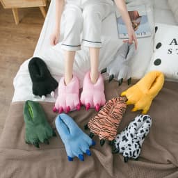Animal Claw Slippers for Kids Boy 5 to 6 7 8 9 10 11 12 13 14 15 16 Years Toddler Girls Slippers for Teens Designer Winter Shoes