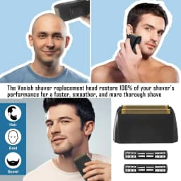 Replacement Head Foil & Cutter Compatible With Series Vanish Shaver 8173-700