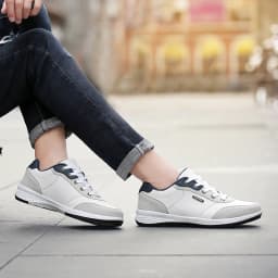 Men Shoes Sneakers PU Leather Trend Casual Shoes Fashion Breathable Leisure Male Sneakers Non-Slip Footwear Men Vulcanized Shoes