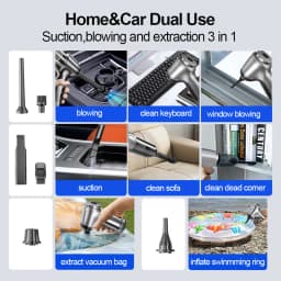 Car Vacuum Cleaner 95000PA High Power Wireless Handheld Vacuum Cleaner Cordless Powerful Hand Vacuum Cleaner Blower for Car Home
