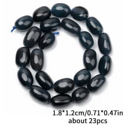 18x12mm Irregular Chalcedony Jade Stone Beads Loose Beads for Jewelry Making Diy Bracelet Unique Crafts Accessories