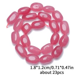 18x12mm Irregular Chalcedony Jade Stone Beads Loose Beads for Jewelry Making Diy Bracelet Unique Crafts Accessories