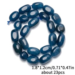 18x12mm Irregular Chalcedony Jade Stone Beads Loose Beads for Jewelry Making Diy Bracelet Unique Crafts Accessories