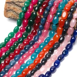 18x12mm Irregular Chalcedony Jade Stone Beads Loose Beads for Jewelry Making Diy Bracelet Unique Crafts Accessories