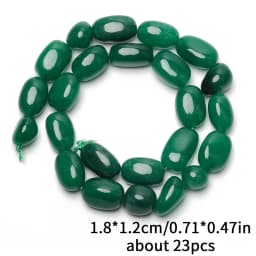 18x12mm Irregular Chalcedony Jade Stone Beads Loose Beads for Jewelry Making Diy Bracelet Unique Crafts Accessories