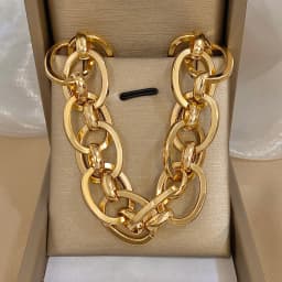 Flashbuy Punk Chunky Cuban Heavy Thick Chain Necklace Twist Alloy Metal Choker Unisex Fashion Jewelry Accessory