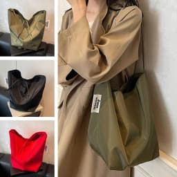 Women's Tote Shoulder Bag Large Capacity Minimalist Stylish Lazy Style Lightweight Student Class Bucket Bag Retro Shopping Bag