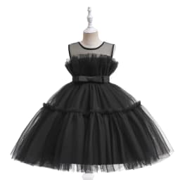 2022 Baby Dress For Girls Kids Wedding Bridesmaid Dresses Toddler Tulle Birthday Princess Party Dress Infant Outfits Vestidos