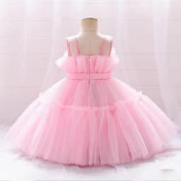 2022 Baby Dress For Girls Kids Wedding Bridesmaid Dresses Toddler Tulle Birthday Princess Party Dress Infant Outfits Vestidos